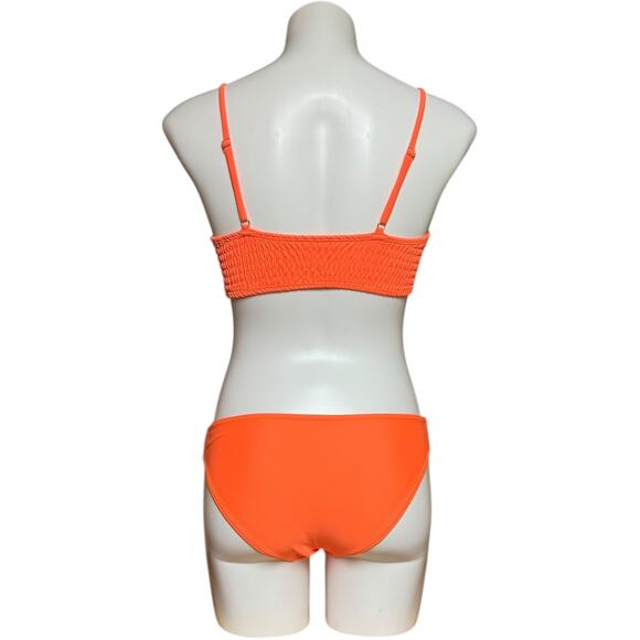 Cabana del Sol Bikini Bright Neon Orange Small - Picture 4 of 8